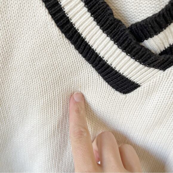 Vintage Russ 1990s V-Neck Sweater Sz M - Picture 5 of 5